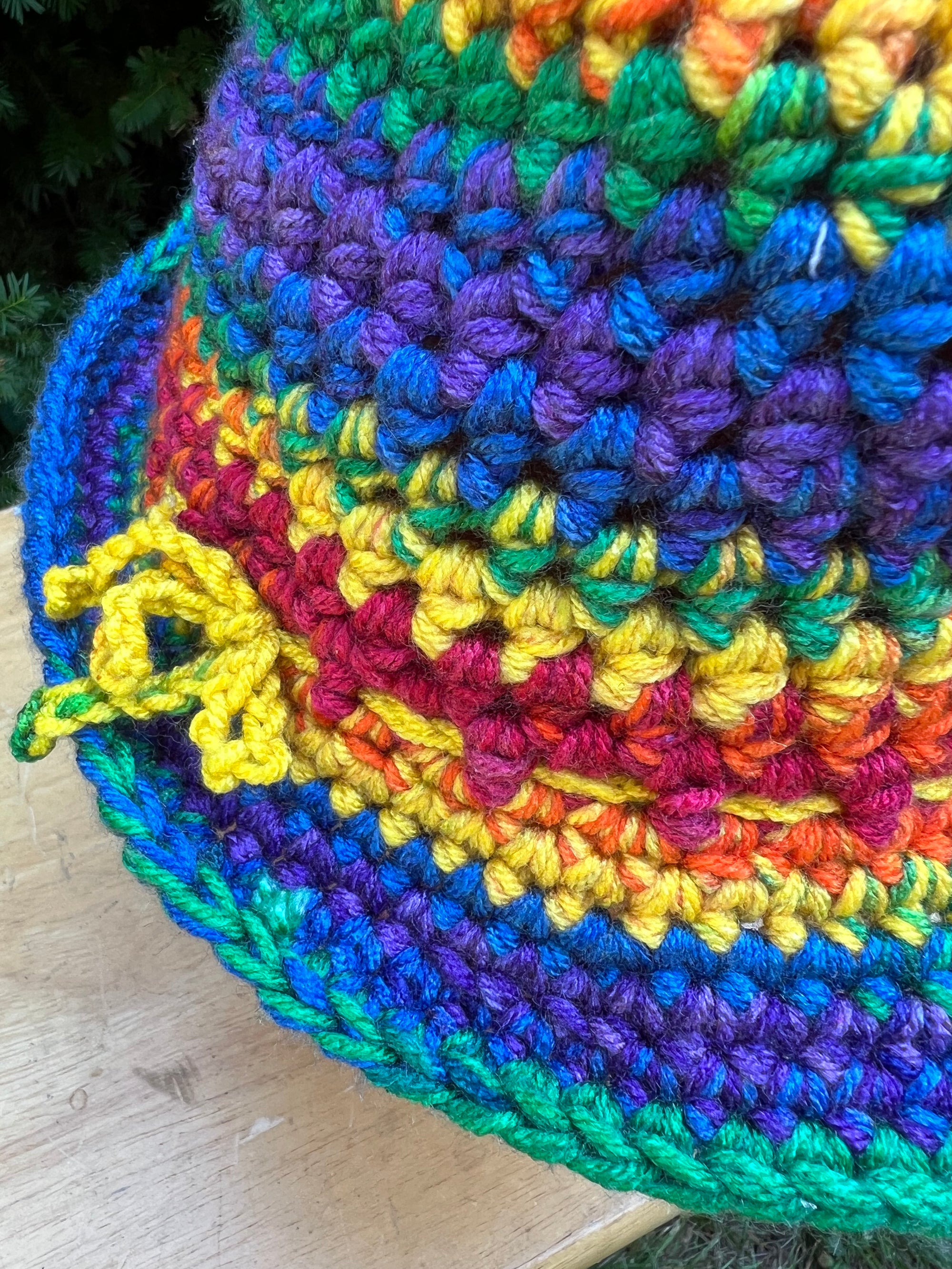 Scarf and Hat Set - Rainbow