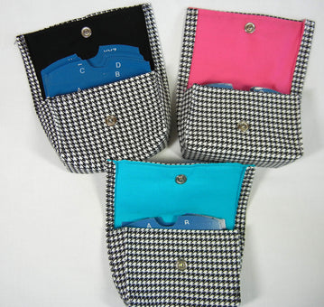 Gift Card Loyalty Card Holder Houndstooth 