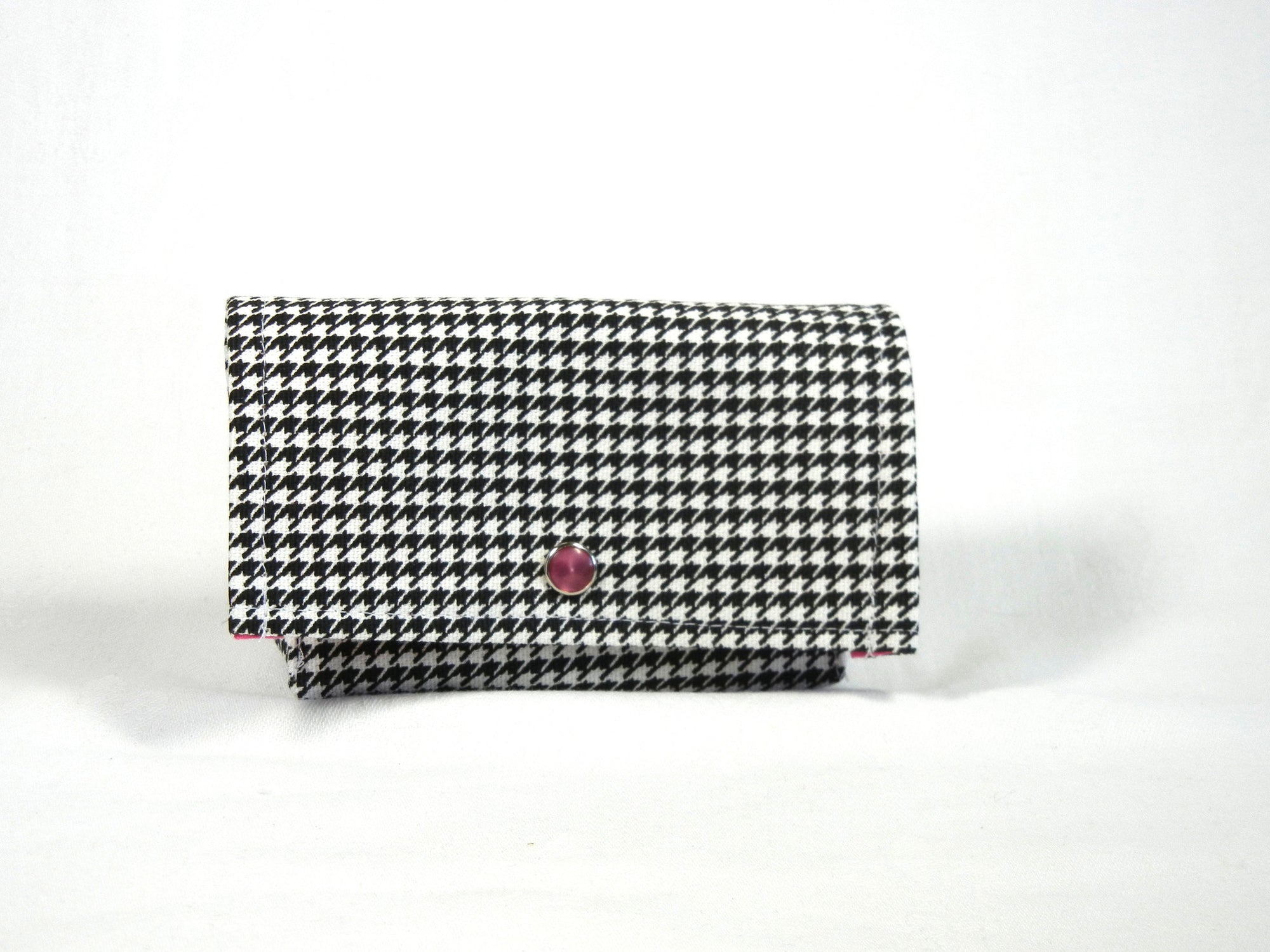 Houndstooth Credit Card Store Card Holder