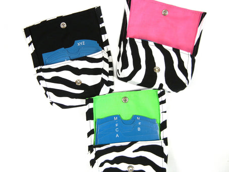 Zebra Credit Card Holder