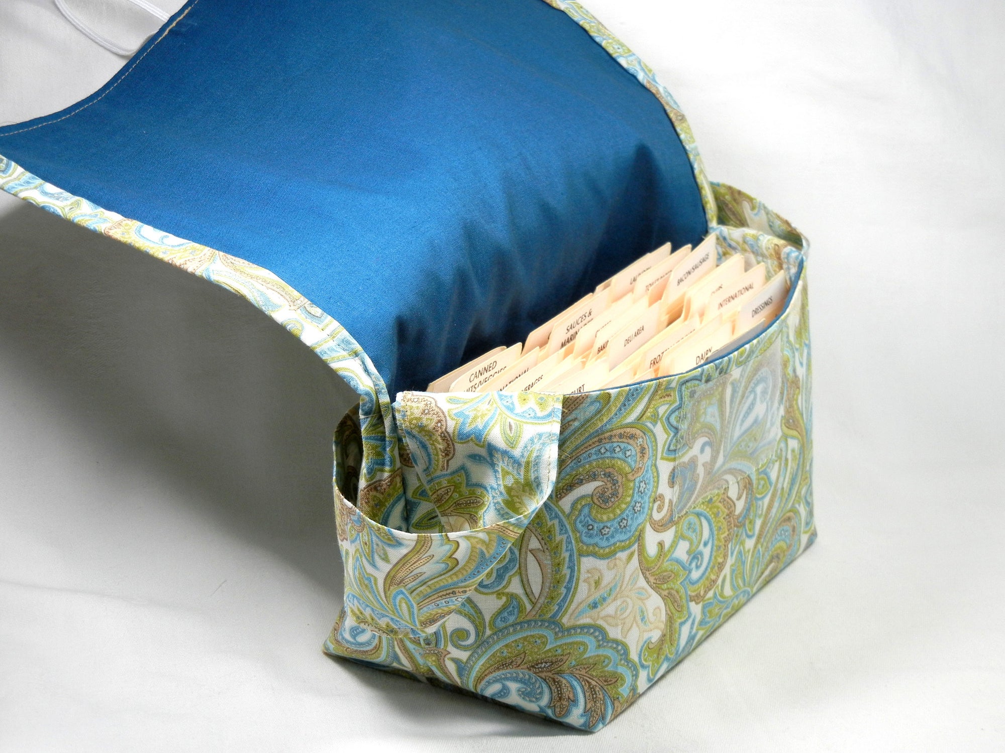 Mega Coupon Organizer Holder Paisley Fabric