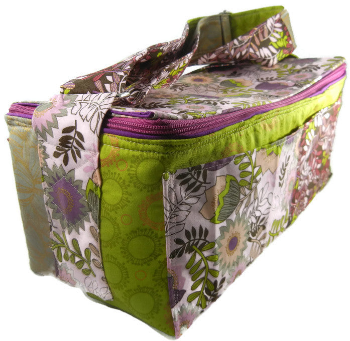 ONE OF A KIND, Coupon Organizer Pocketbook,  Purple and Green Florals