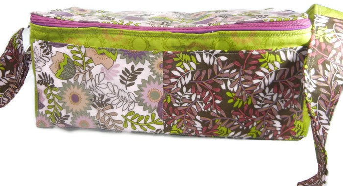 ONE OF A KIND, Coupon Organizer Pocketbook,  Purple and Green Florals