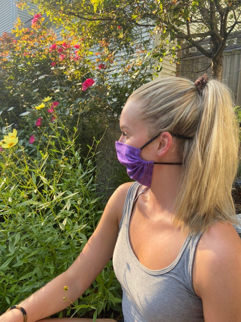 Face Mask - Pleated Style with Pocket and Nose Piece