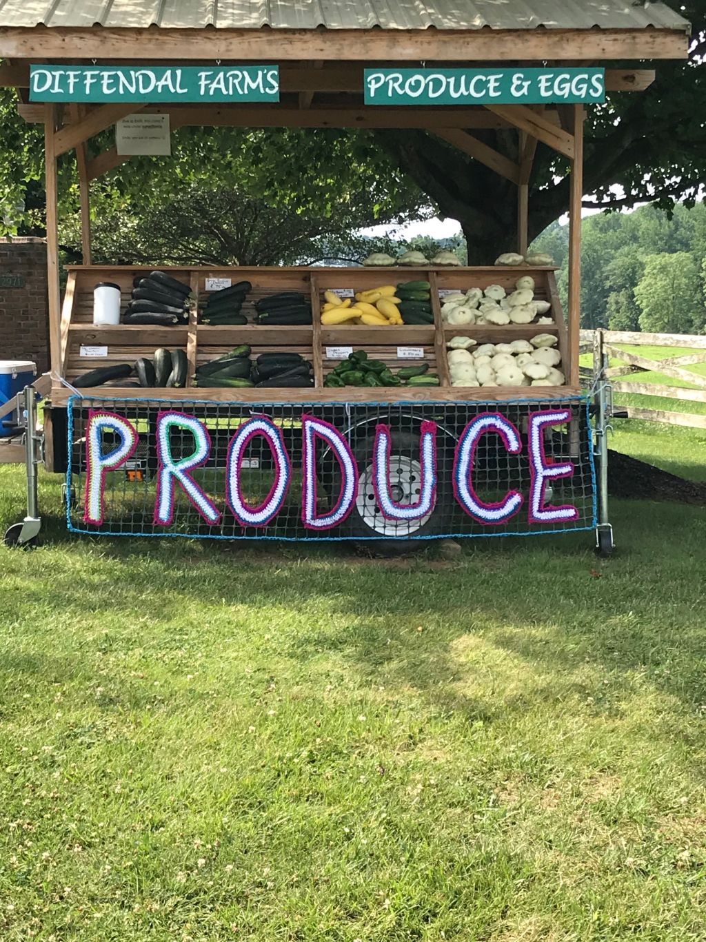 Roadside Signs ,Yarn Signs to Hang or Stake,  Colorful Yarn Bomb Signs