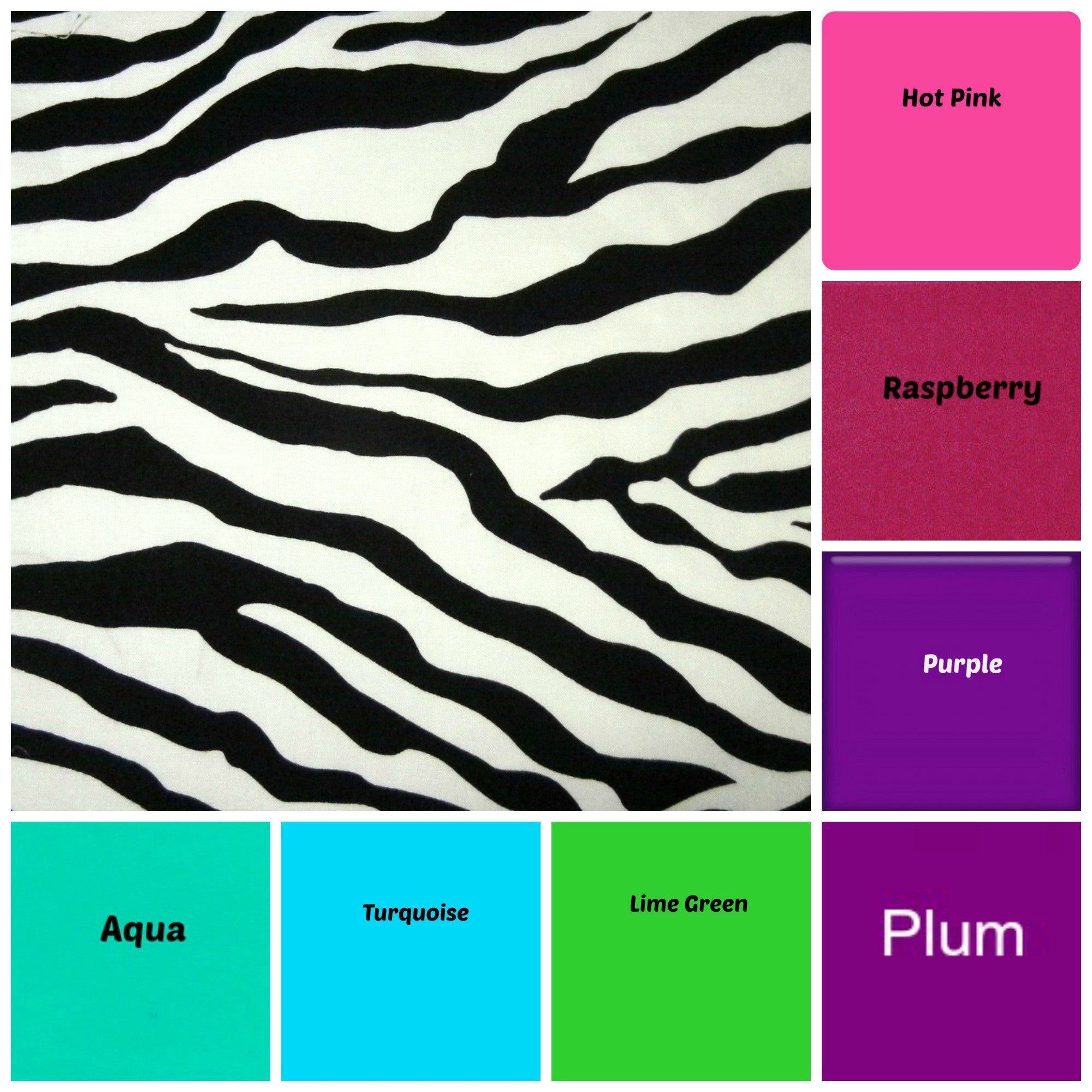 hot pink and lime green zebra print
